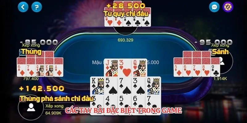Các tay bài đặc biệt trong game
