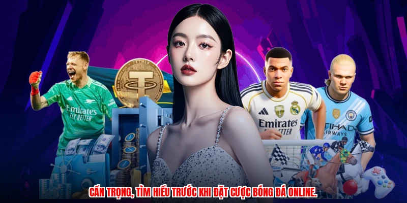 Cẩn trọng, tìm hiểu trước khi đặt cược bóng đá online.
