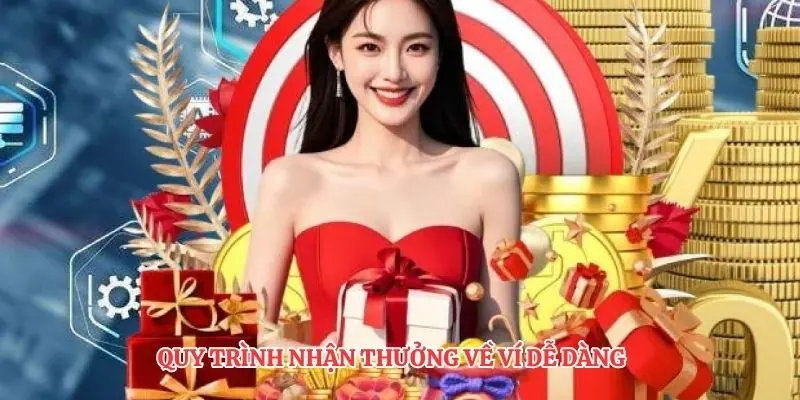 Quy trình nhận thưởng về ví dễ dàng